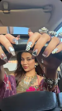 Navratri nails